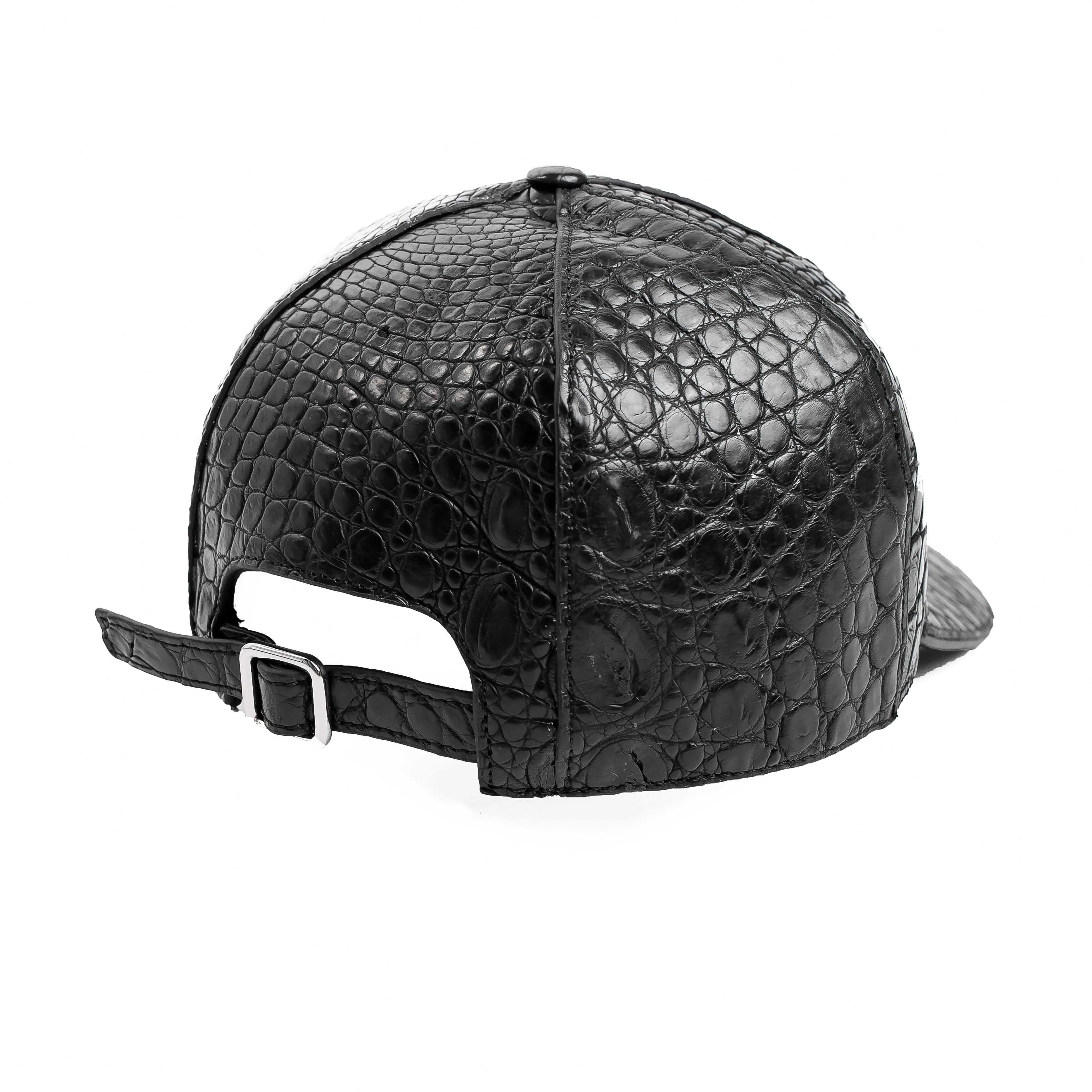 Luxorius Natural Leather CrocoCrown Cap