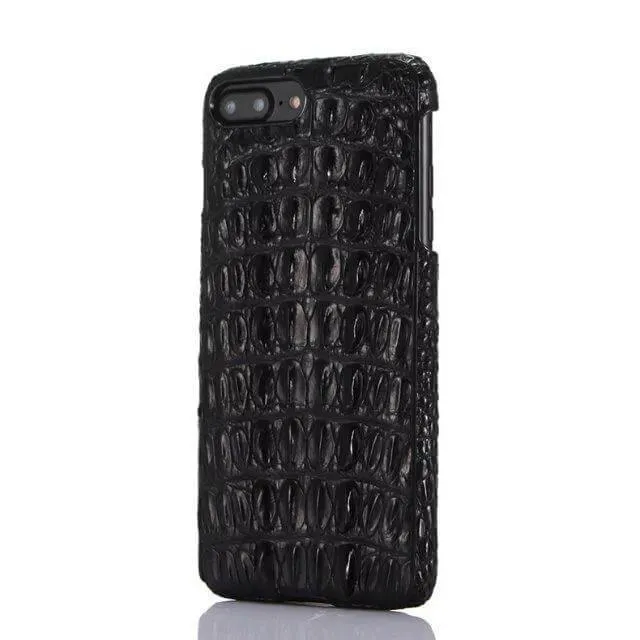 Luxury 3D Crocodile Skin Leather Case for iPhone Models