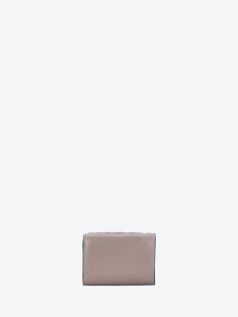 Micro trifold nappa matisse baguette wallet