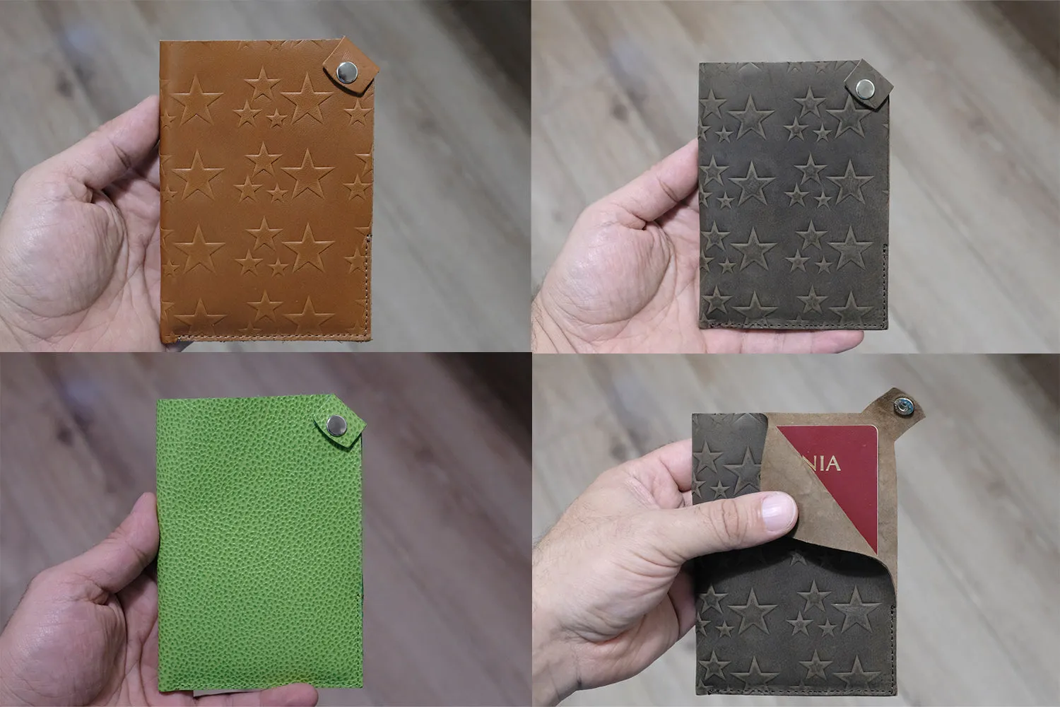 Minimalist Passport cover, Leather Passport holder