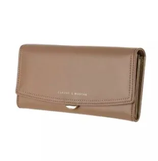 MINISO Long Semicircular Two Fold Wallet - Khaki