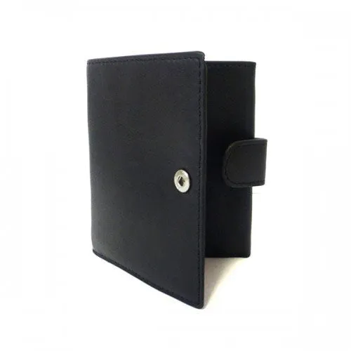 MORTEN -  Mens Black Leather Fold Wallet in Gift Box