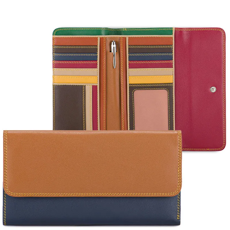 Mywalit large trifold wallet with outer zip