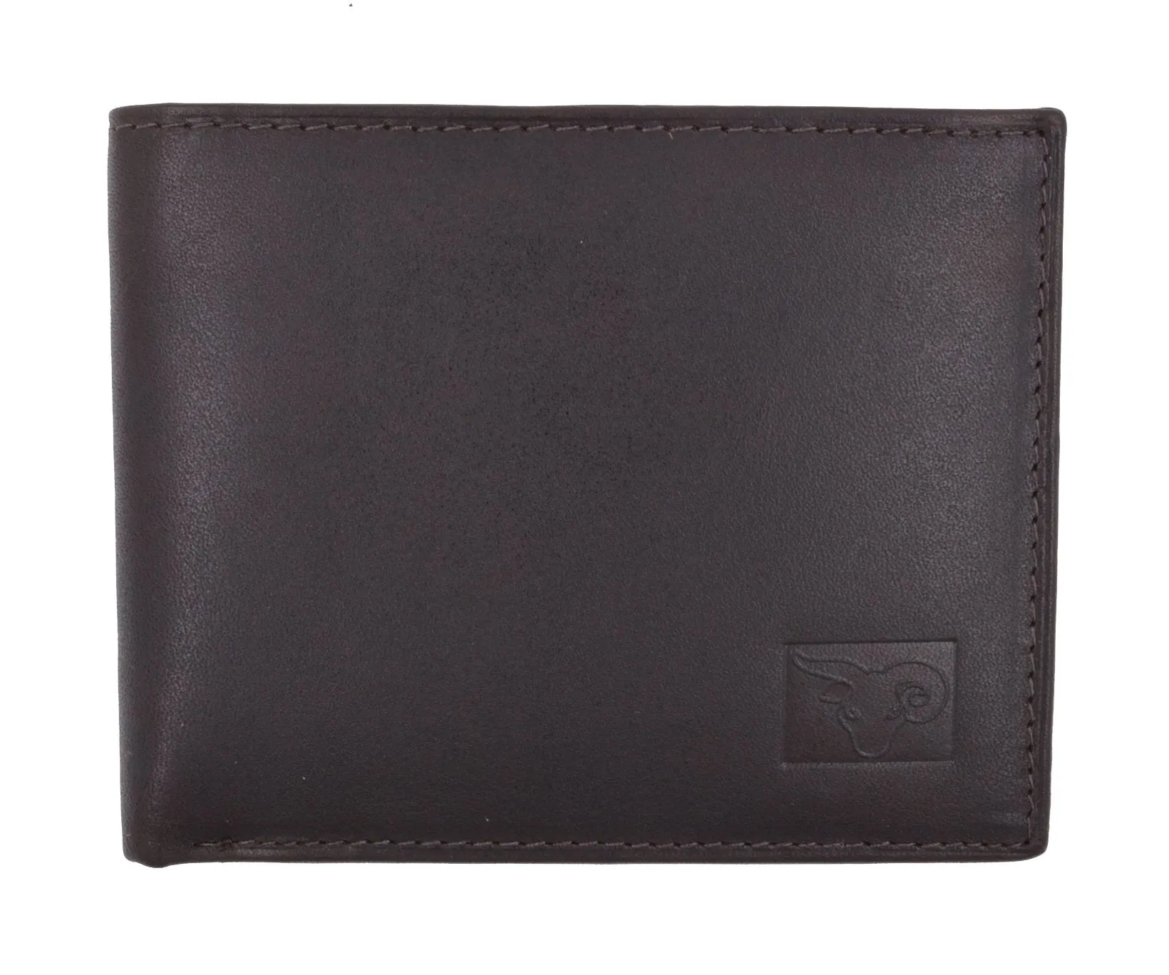 New Cavelio High Quality Mens Genuine Leather Flap Up ID Card Holder Bifold Wallet 730053