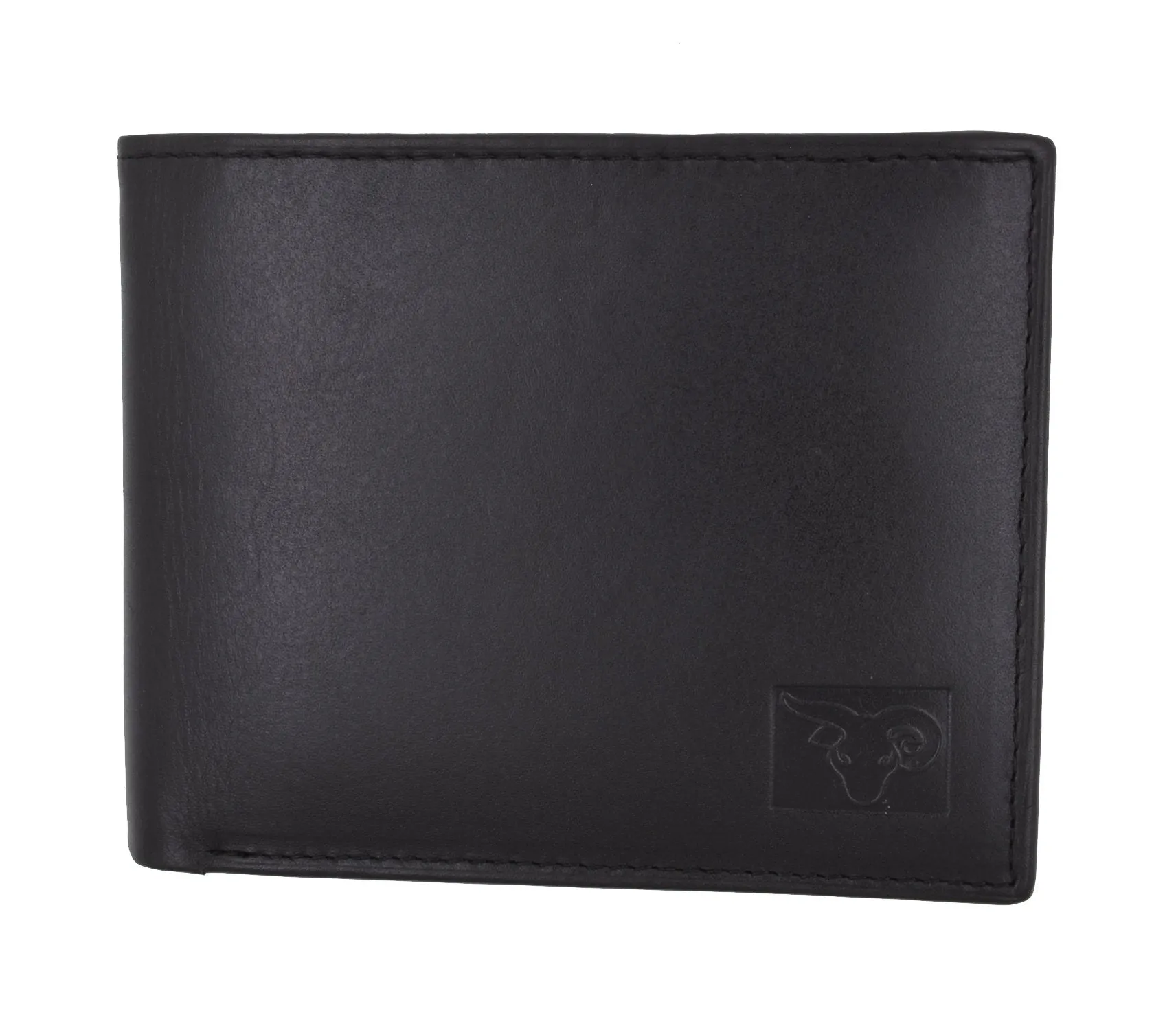 New Cavelio High Quality Mens Genuine Leather Flap Up ID Card Holder Bifold Wallet 730053