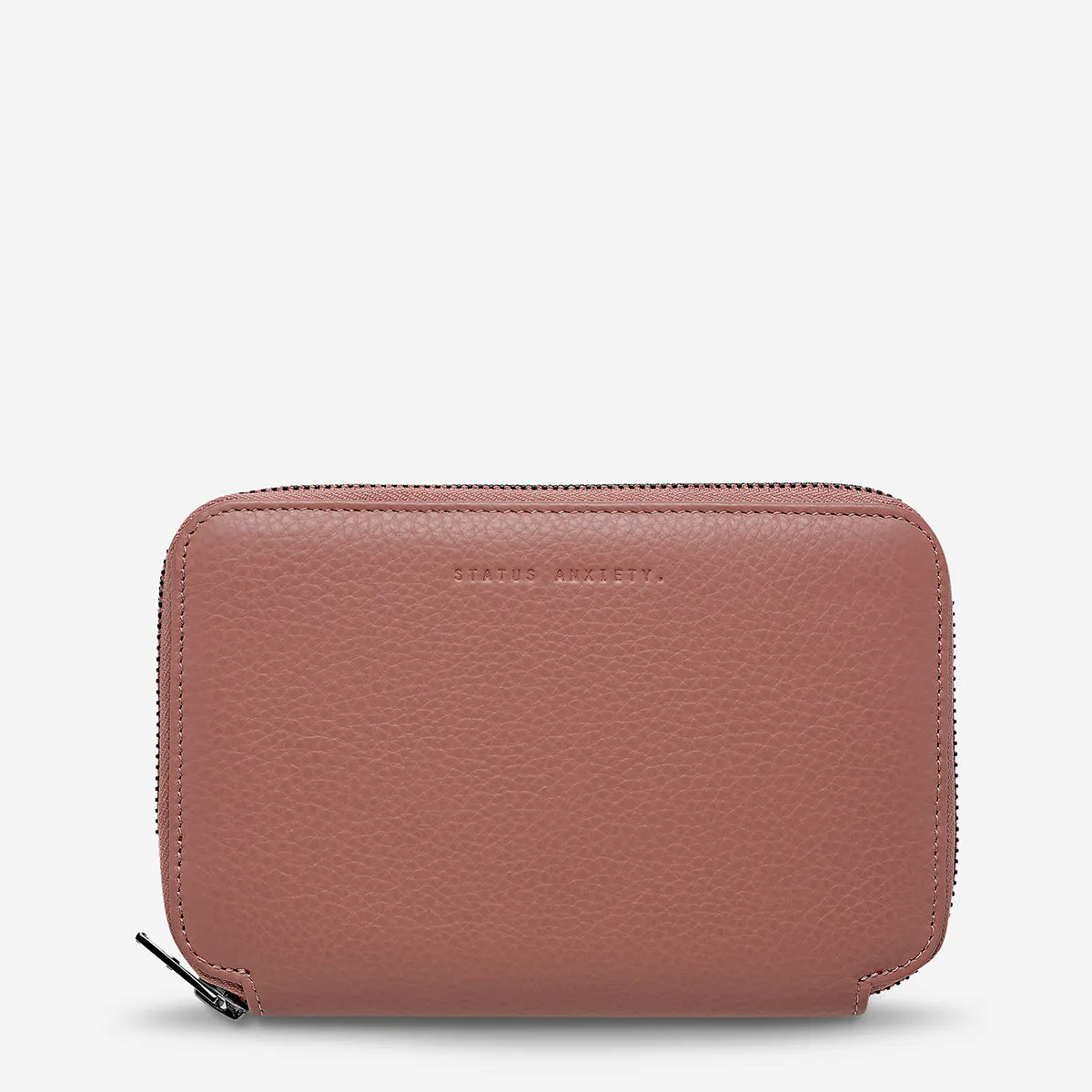 Nowhere To Be Found Passport Wallet - Dusty Rose