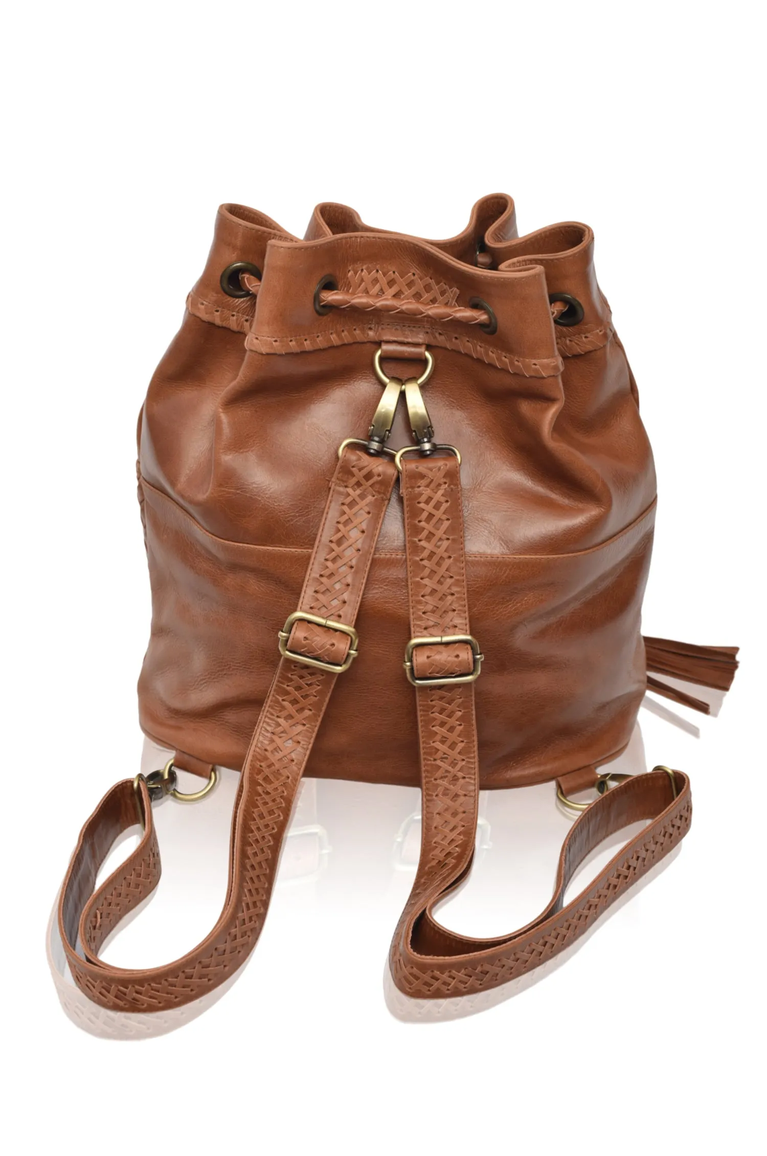 Ocean Alley Convertible Leather Backpack (Sale)