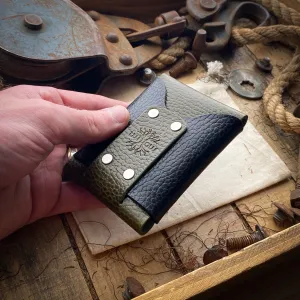 Original Wask Minimalist Wallet - Olive Dollaro and Black Dollaro