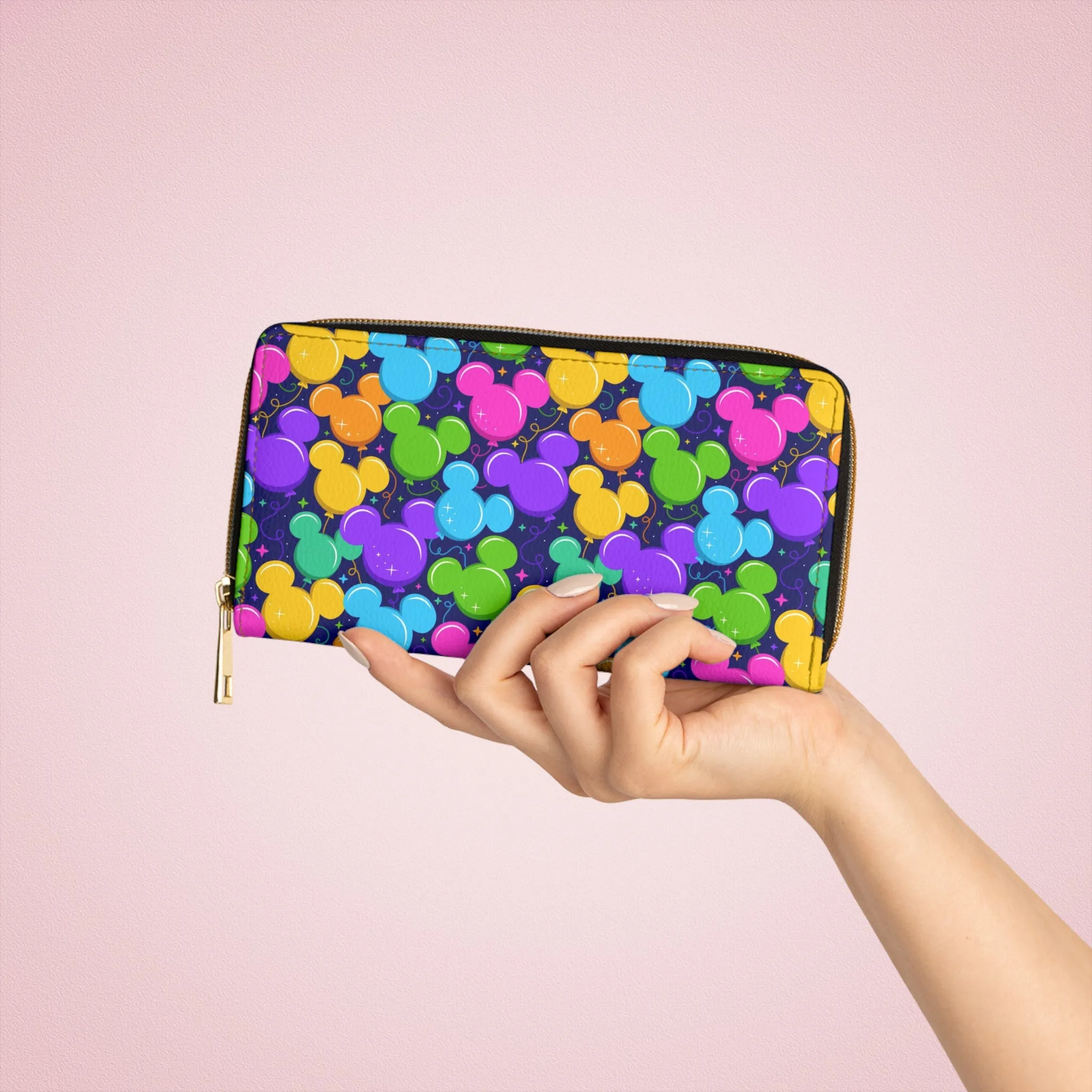 Park Balloons Zipper Wallet