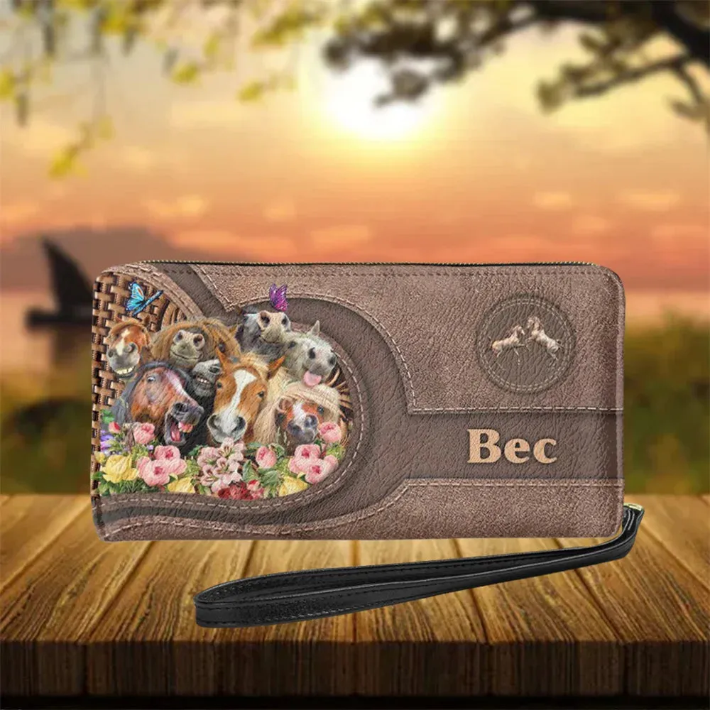 Personalised Purse for Women Animal Horse 3D Print