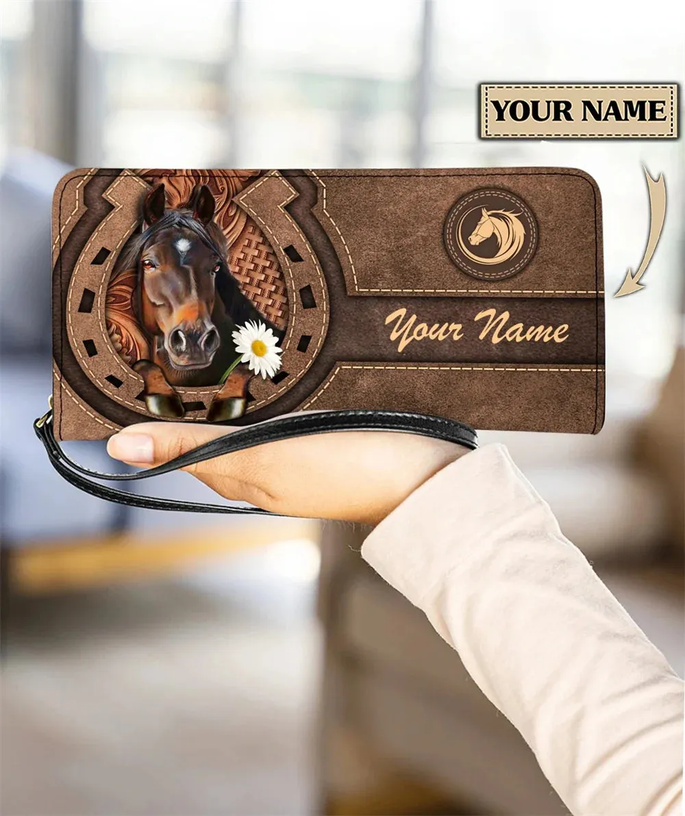 Personalised Purse for Women Animal Horse 3D Print