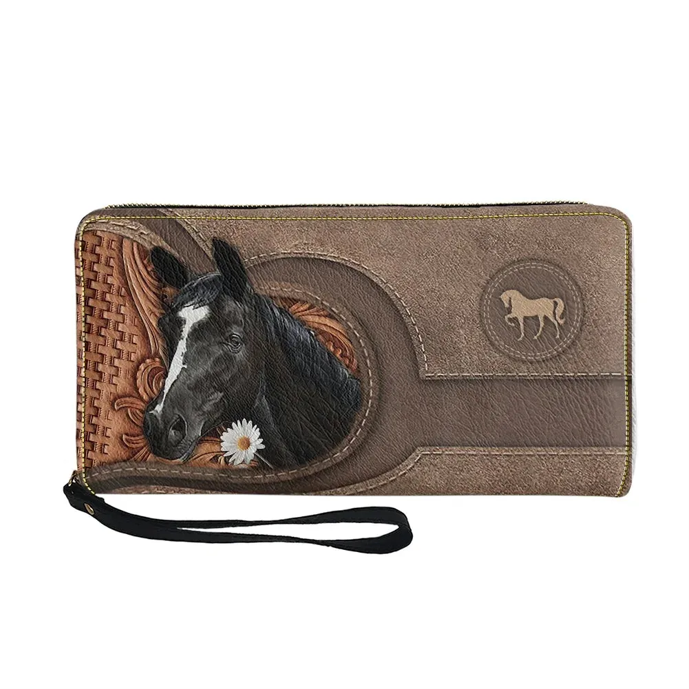 Personalised Purse for Women Animal Horse 3D Print