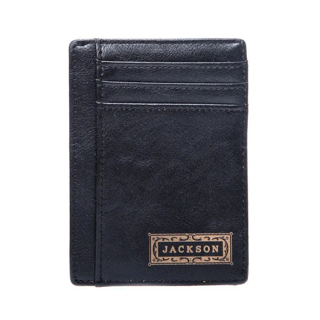 Personalized Front Pocket Wallet