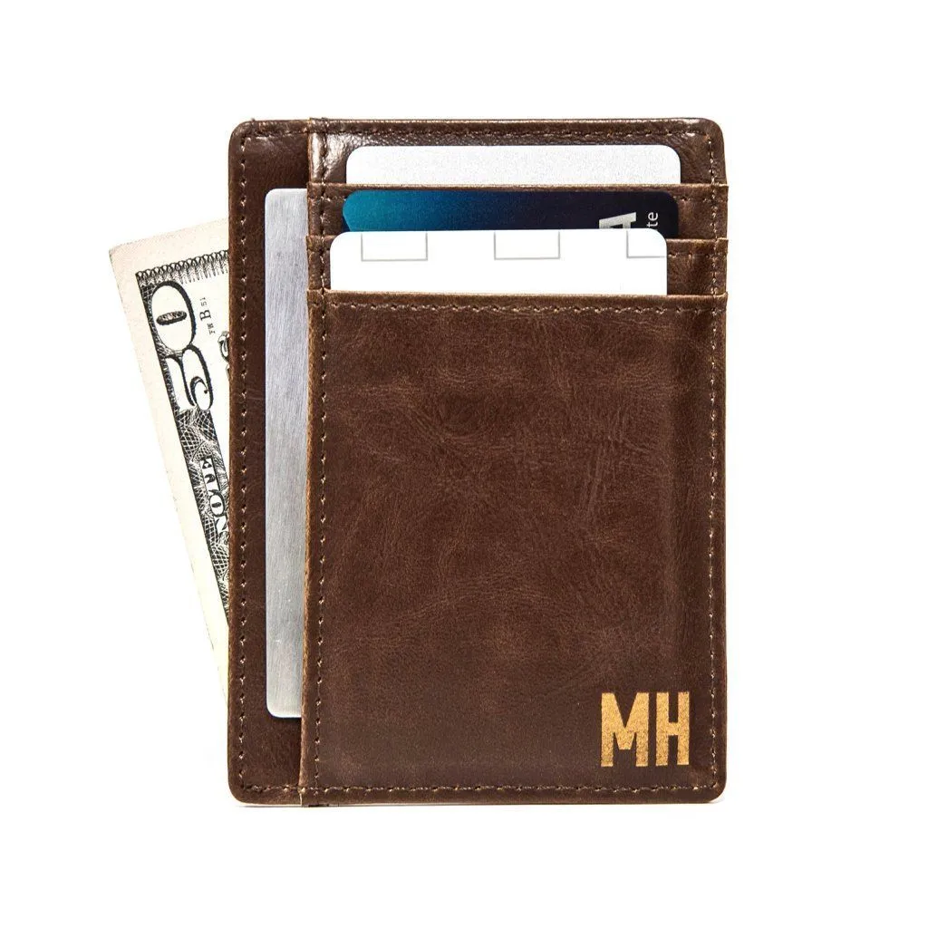 Personalized Front Pocket Wallet