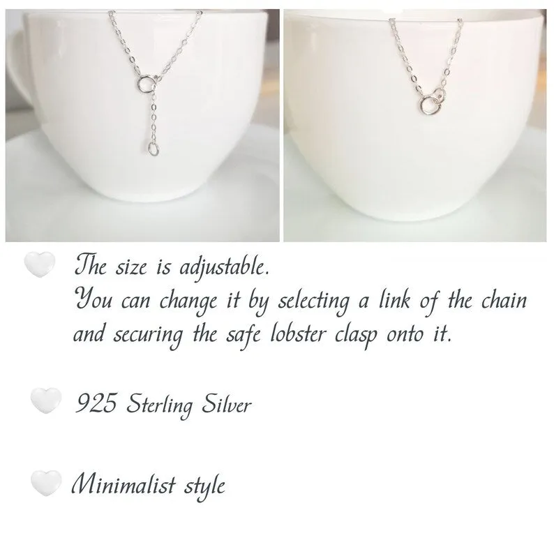 Personalized Quote Silver Necklace