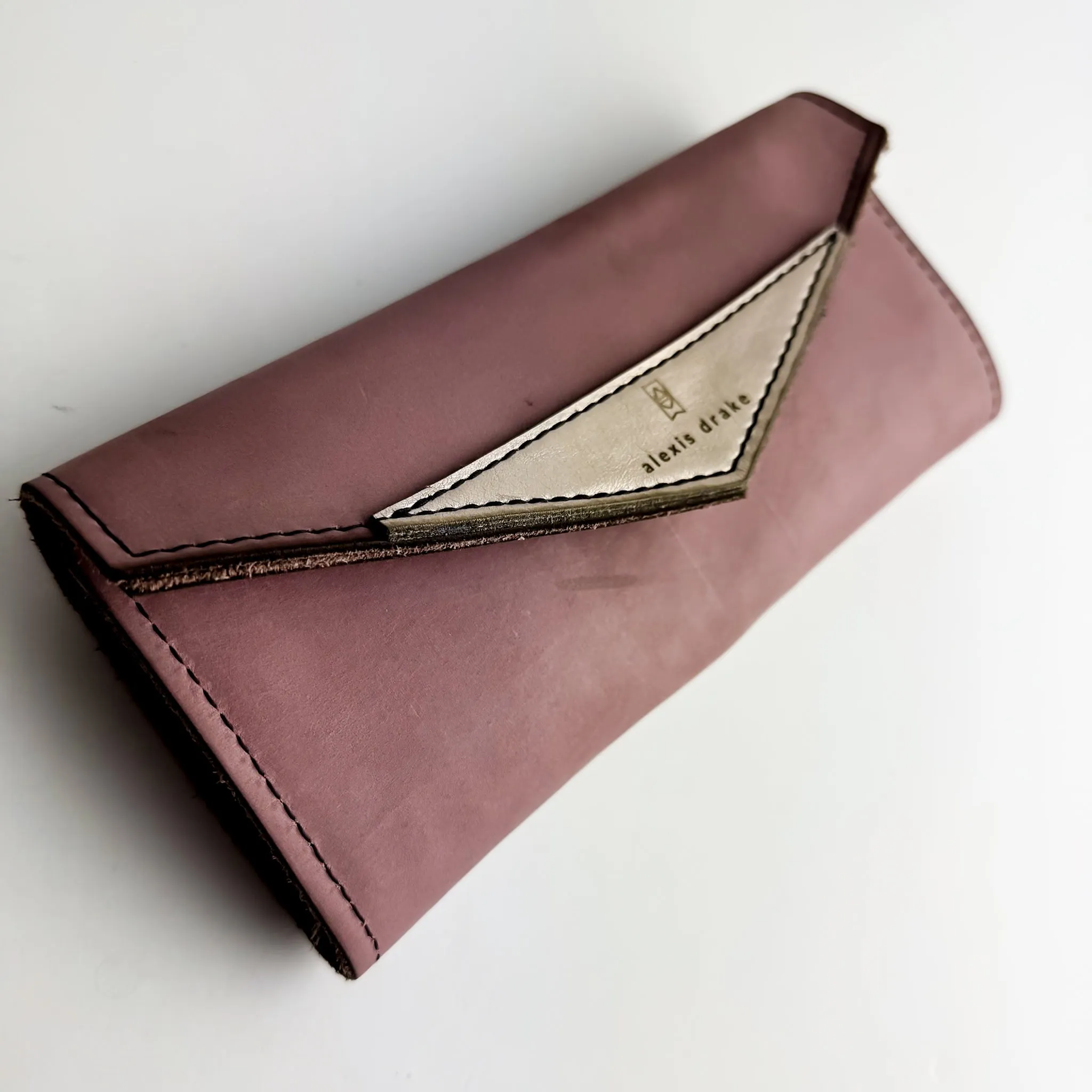 Practically Perfect Collection | Genevieve Wallet | Distressed Pink Jade