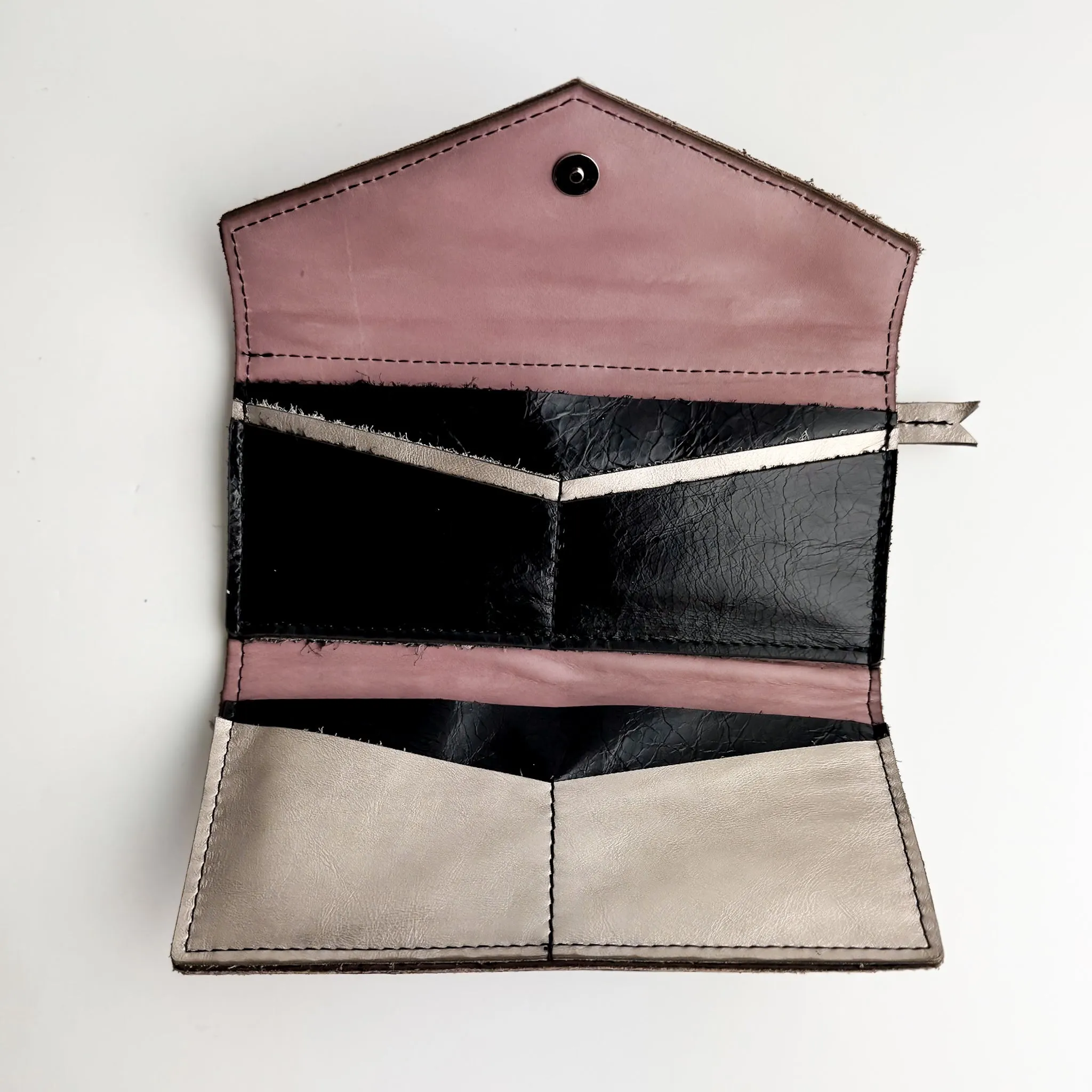 Practically Perfect Collection | Genevieve Wallet | Distressed Pink Jade