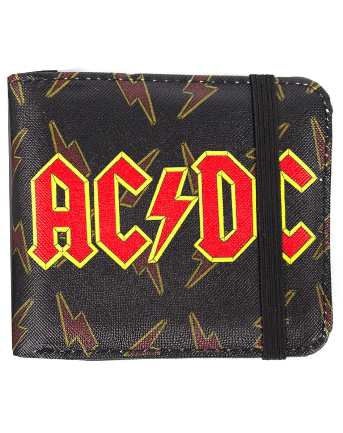 Rock Sax AC/DC Lightning Logo Print Wallet Official Band Merch