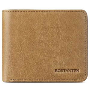 Rozenn RFID Leather Wallet For Men —— Slim