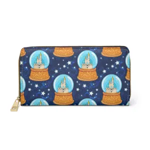 Snow Globes Zipper Wallet