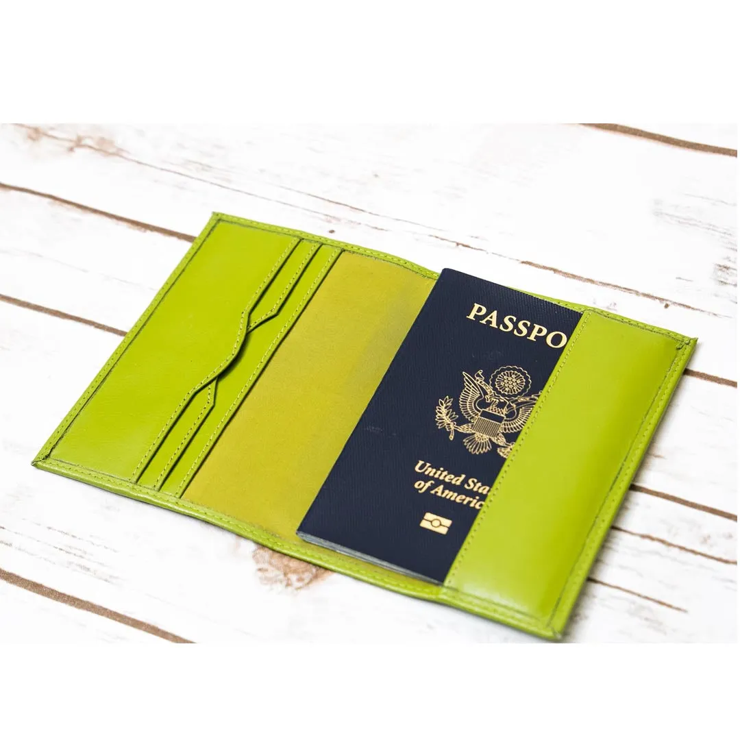 SOOTHI "ESCAPE THE ORDINARY” GENUINE LEATHER PASSPORT COVER