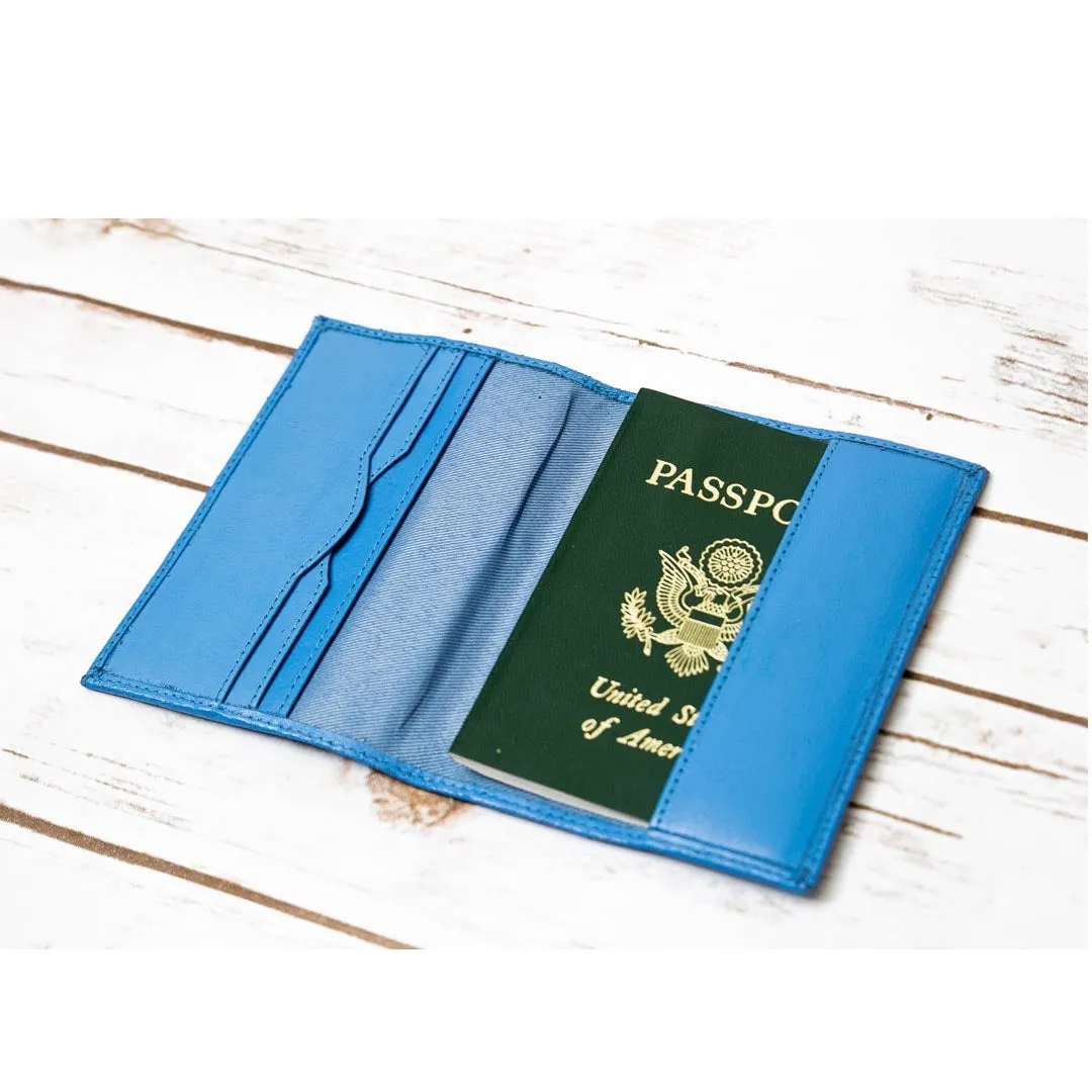 SOOTHI "ESCAPE THE ORDINARY” GENUINE LEATHER PASSPORT COVER