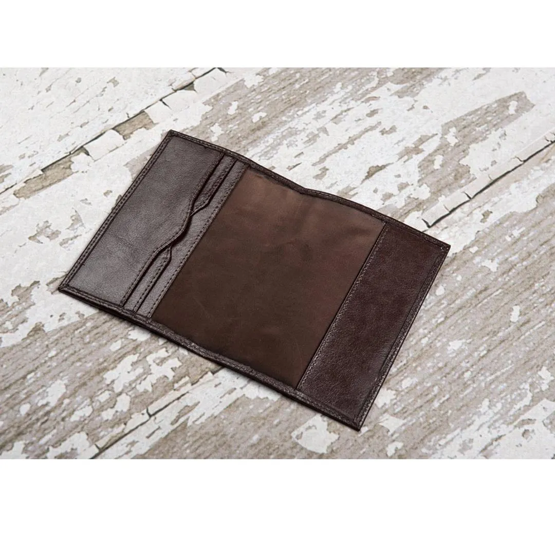 SOOTHI "ESCAPE THE ORDINARY” GENUINE LEATHER PASSPORT COVER