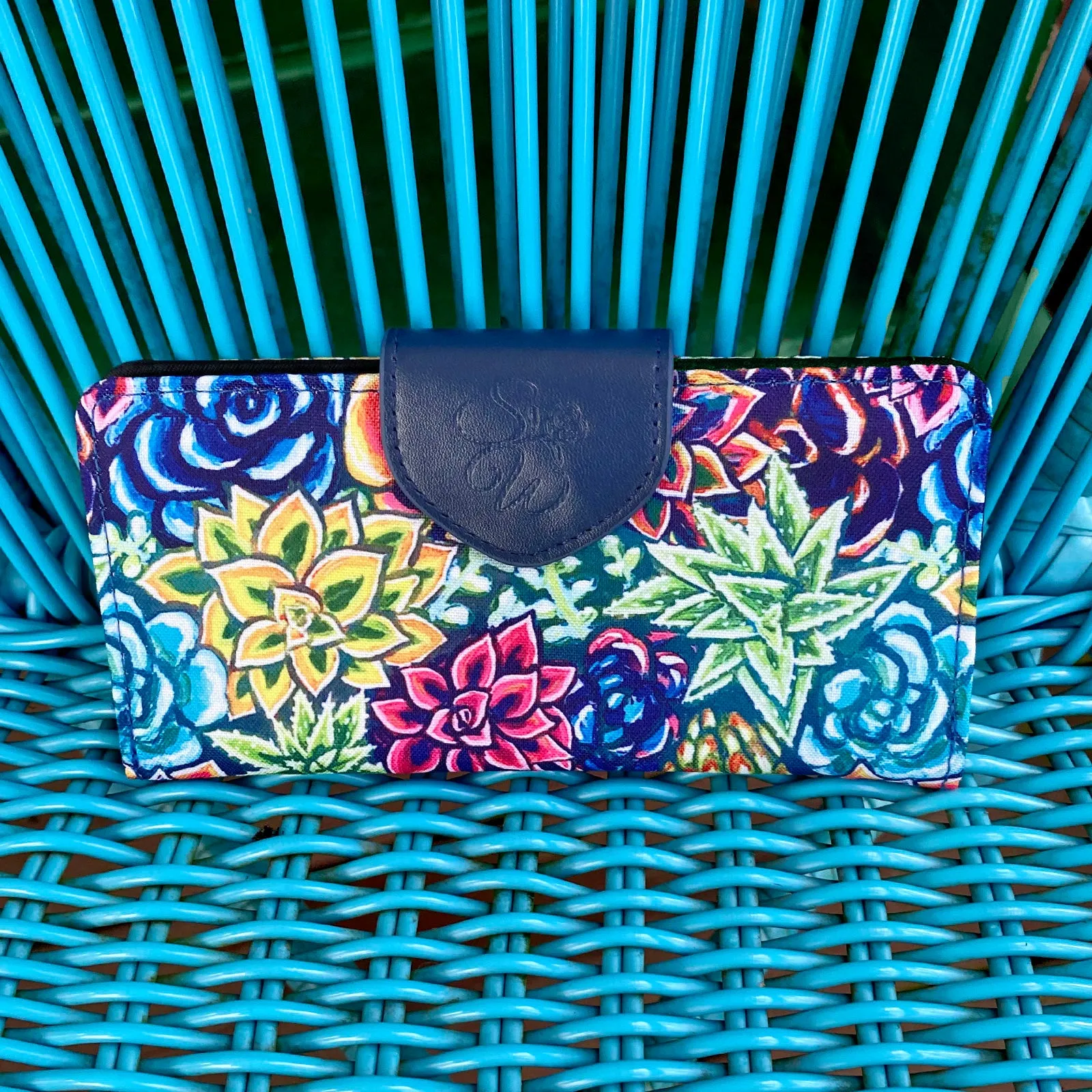 Succulent Social Long Wallet