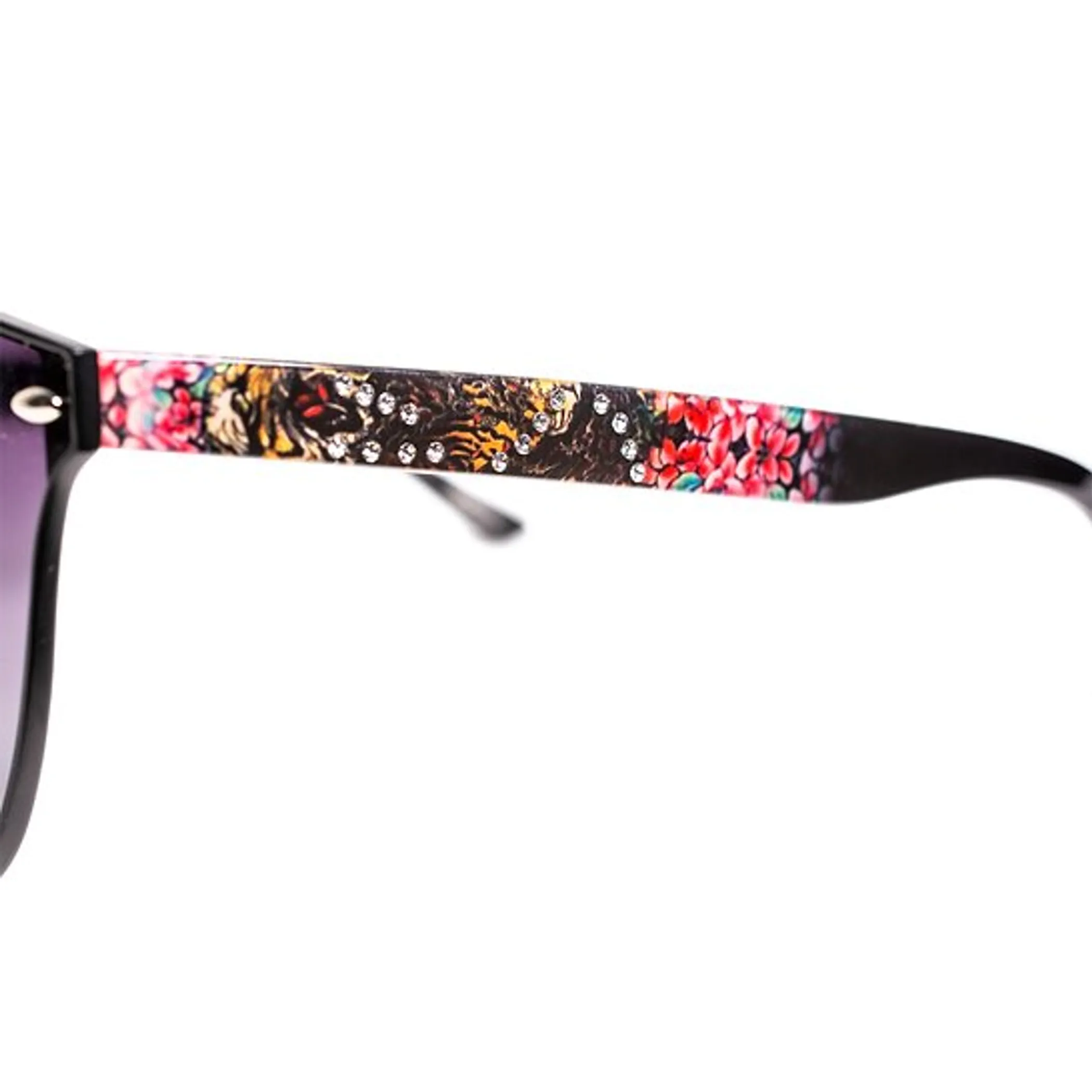 Unisex Bravo Tiger Print Sunglasses