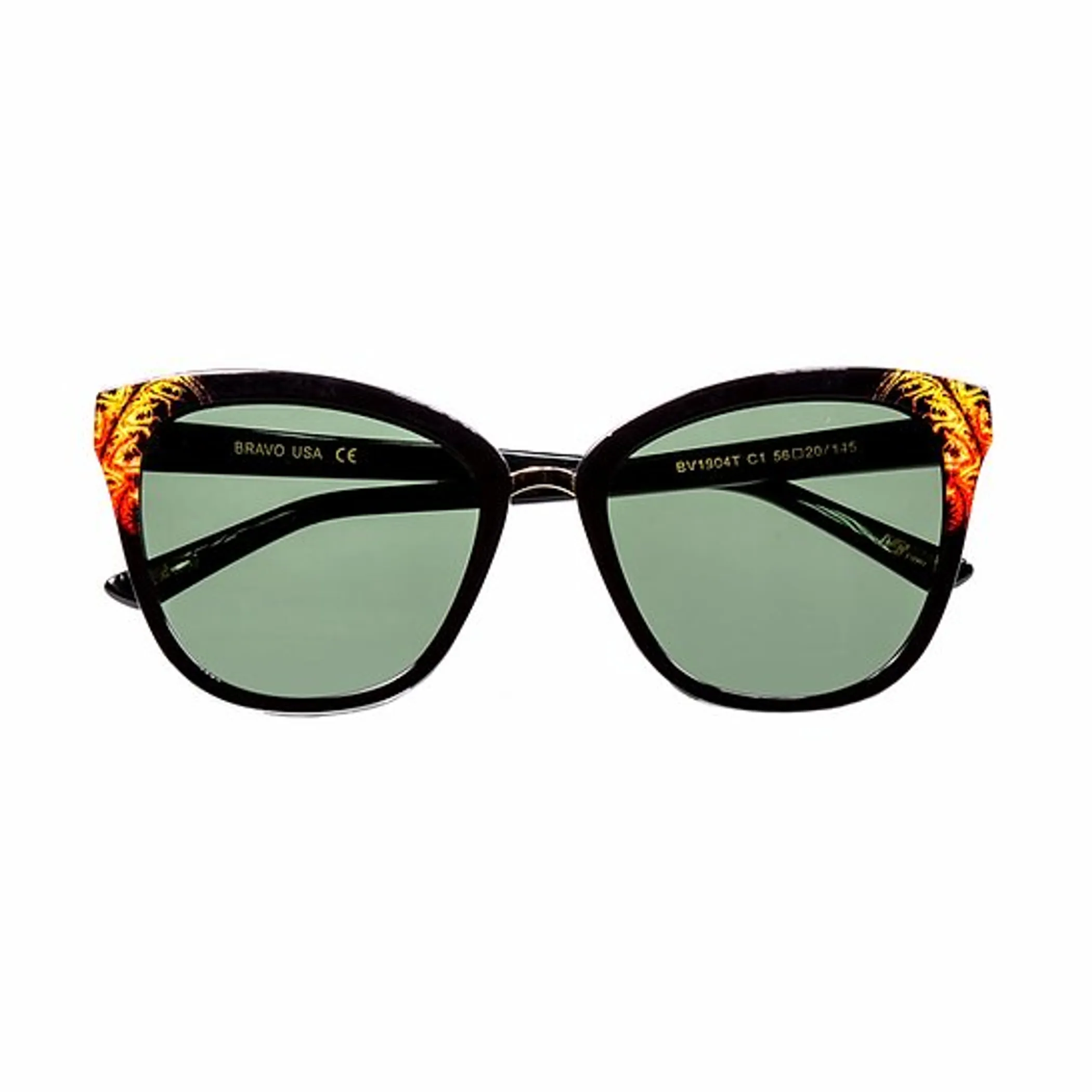 Unisex Bravo Tiger Print Sunglasses