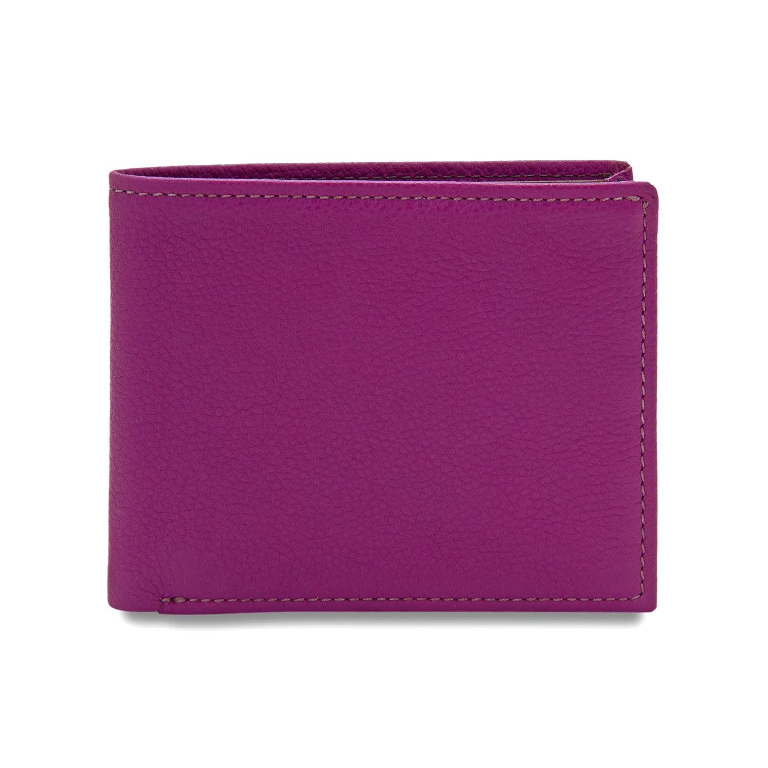 Wallet in Purple Calfskin