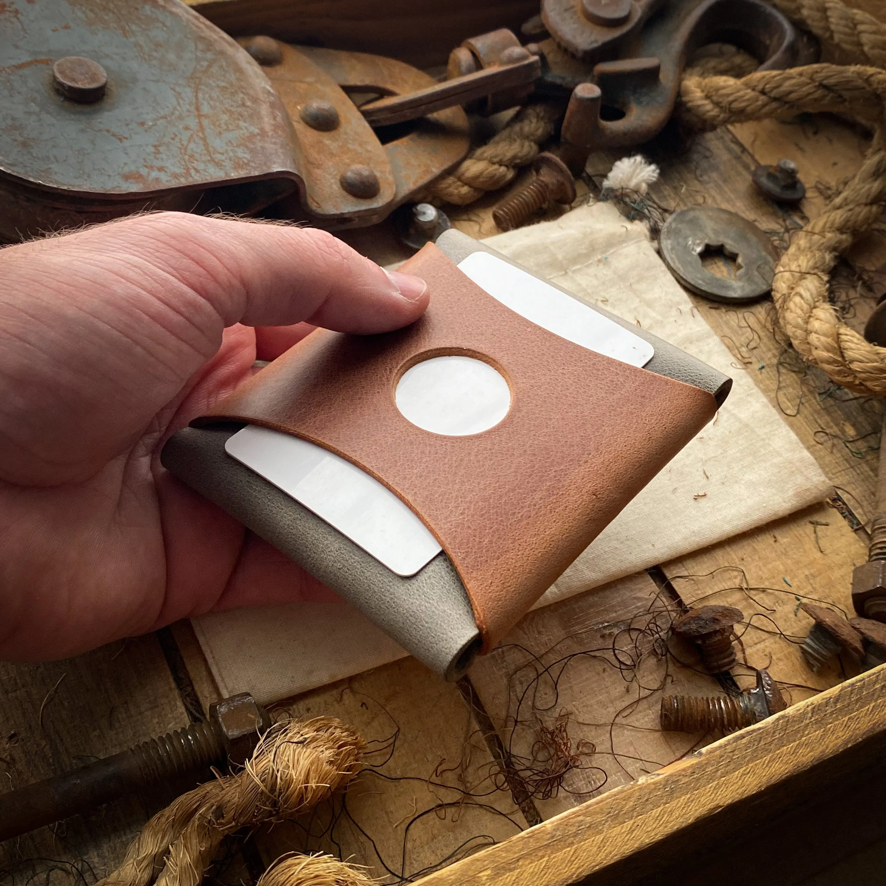 Wide Wask Minimalist Wallet - Made to Order