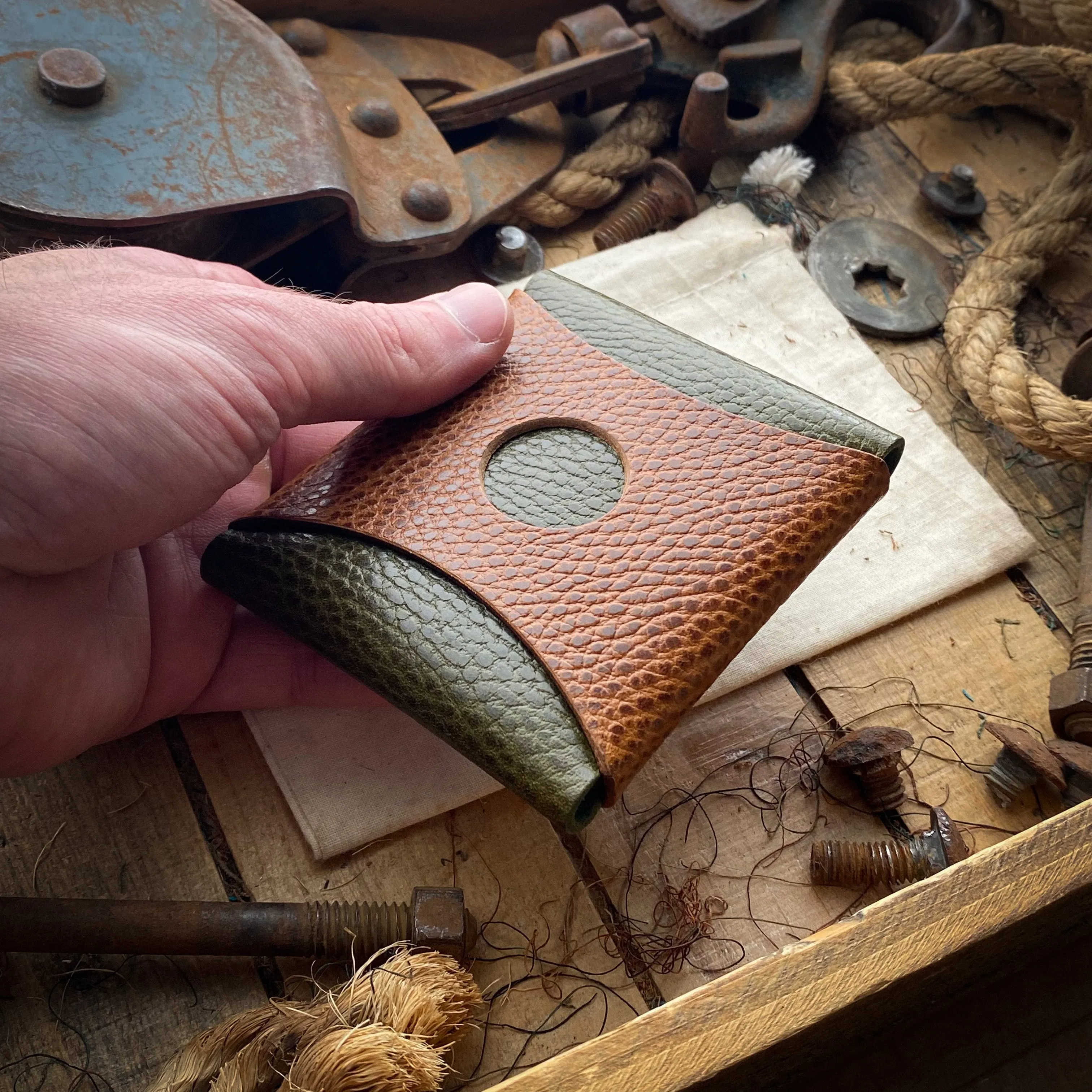 Wide Wask Minimalist Wallet - Made to Order