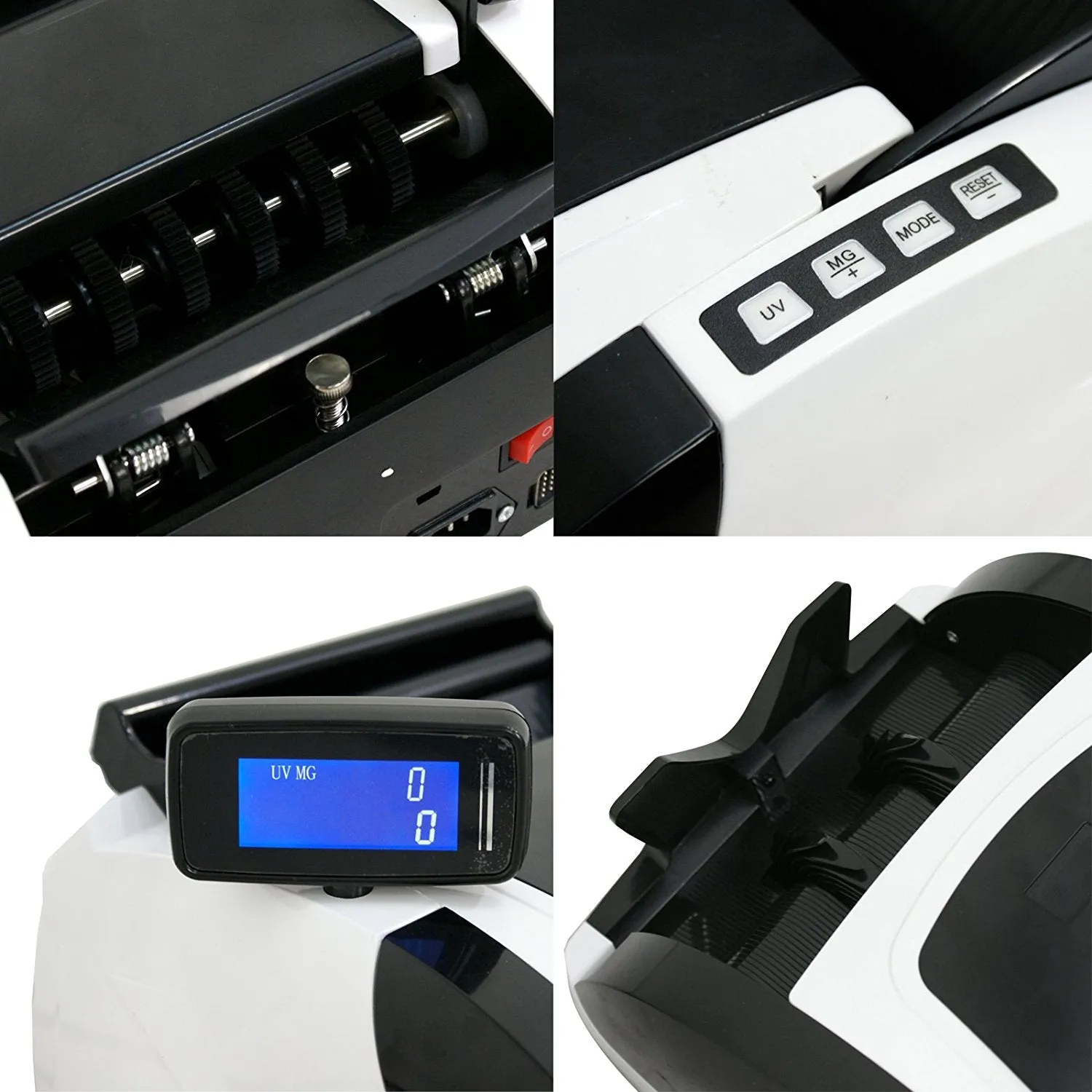 ZENY™ Money Bill Counter Currency Cash Counting Machine UV & MG Counterfeit Detection